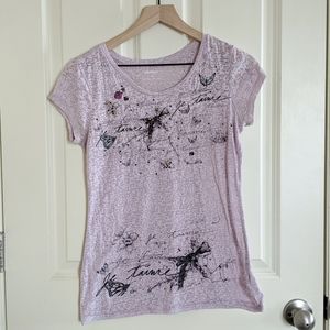 Express Graphic Burnout Tee